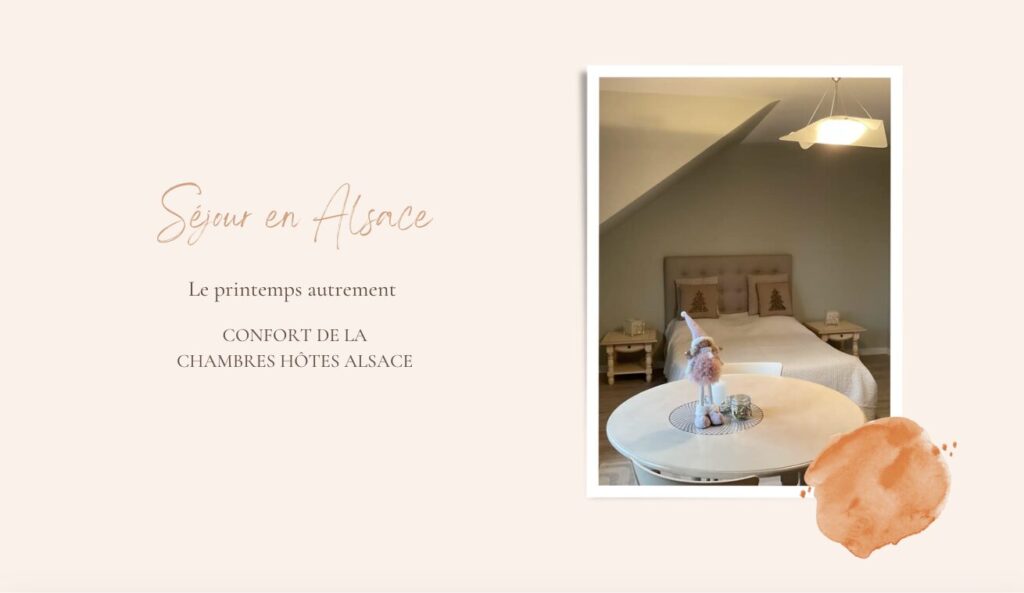 Séjour au printemps en Alsace